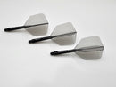 3T. CUESOUL T19 ROST 1-Piece, Block Shaft / Gray Flight, Big Wing Shape, Size M & L