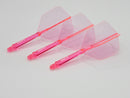 3T. CUESOUL T19 ROST 1-Piece, Block Shaft / Gray Flight, Big Wing Shape, Size M & L