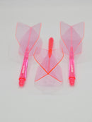 3T. CUESOUL T19 ROST 1-Piece, Block Shaft / Gray Flight, Big Wing Shape, Size M & L
