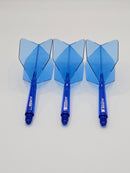 3T. CUESOUL T19 ROST 1-Piece, Block Shaft / Gray Flight, Big Wing Shape, Size M & L