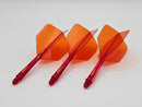 3T. CUESOUL T19 ROST 1-Piece, Block Shaft / Gray Flight, Big Wing Shape, Size M & L