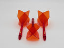 3T. CUESOUL T19 ROST 1-Piece, Block Shaft / Gray Flight, Big Wing Shape, Size M & L