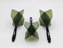 3T. CUESOUL T19 ROST 1-Piece, Block Shaft / Gray Flight, Big Wing Shape, Size M & L