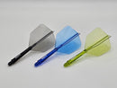 3T. CUESOUL T19 ROST 1-Piece, Block Shaft / Gray Flight, Big Wing Shape, Size M & L