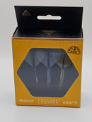 3T. CUESOUL T19 ROST 1-Piece, Block Shaft / Gray Flight, Big Wing Shape, Size M & L