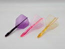 3T. CUESOUL T19 ROST 1-Piece, Block Shaft / Gray Flight, Big Wing Shape, Size M & L
