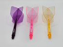 3T. CUESOUL T19 ROST 1-Piece, Block Shaft / Gray Flight, Big Wing Shape, Size M & L