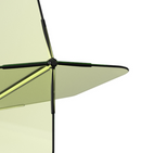 3T. CUESOUL T19 ROST 1-Piece, Block Shaft / Gray Flight, Big Wing Shape, Size M & L