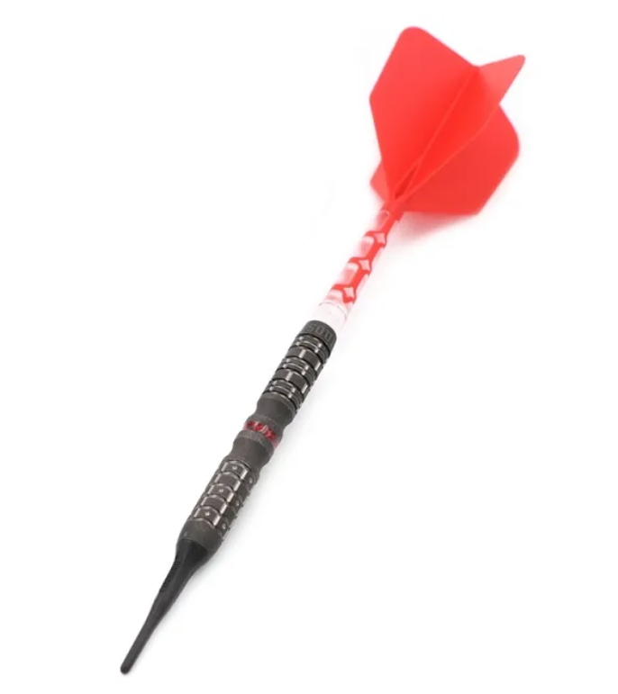 1. CUESOUL 오토바이 다트 - 핸들바 그립, 20g 소프트 팁 90% 텅스텐 다트 배럴 세트