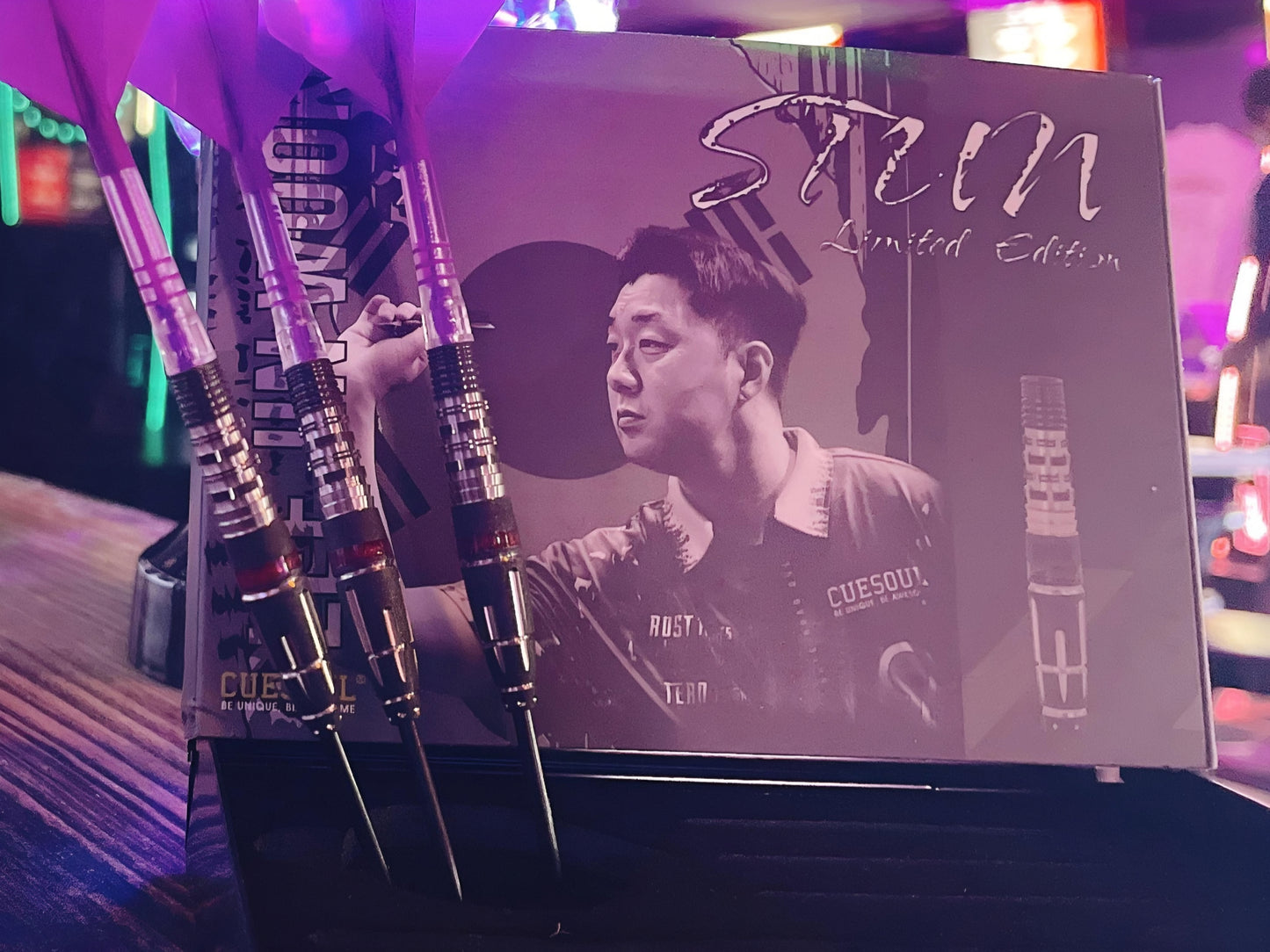 1. CUESOUL "STUN" 이진욱 플레이어 디자인 19g/22g 소프트 팁 90% 텅스텐 다트 배럴 세트