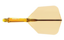 3T. CUESOUL T19 ROST 1-Piece, Block Shaft / Gray Flight, Big Wing Shape, Size M & L