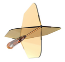 3T. CUESOUL T19 ROST 1-Piece, Block Shaft / Gray Flight, Big Wing Shape, Size M & L
