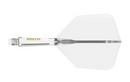 3T. CUESOUL T19 ROST 1-Piece, Block Shaft / Gray Flight, Big Wing Shape, Size M & L