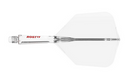 3T. CUESOUL T19 ROST 1-Piece, Block Shaft / Gray Flight, Big Wing Shape, Size M & L