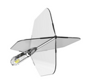 3T. CUESOUL T19 ROST 1-Piece, Block Shaft / Gray Flight, Big Wing Shape, Size M & L