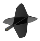 3T. CUESOUL T19 ROST 1-Piece, Block Shaft / Gray Flight, Big Wing Shape, Size M & L