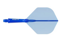 3T. CUESOUL T19 ROST 1-Piece, Block Shaft / Gray Flight, Big Wing Shape, Size M & L