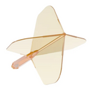 3T. CUESOUL T19 ROST 1-Piece, Block Shaft / Gray Flight, Big Wing Shape, Size M & L