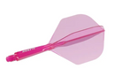 3T. CUESOUL T19 ROST 1-Piece, Block Shaft / Gray Flight, Big Wing Shape, Size M & L