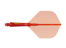 3T. CUESOUL T19 ROST 1-Piece, Block Shaft / Gray Flight, Big Wing Shape, Size M & L