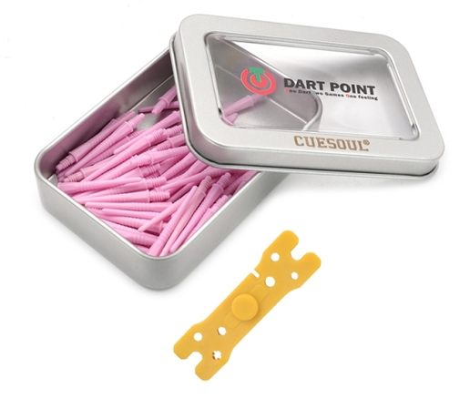 7. CUESOUL OTO Small Thread Soft Tip Dart Point Pack, 80 PCS