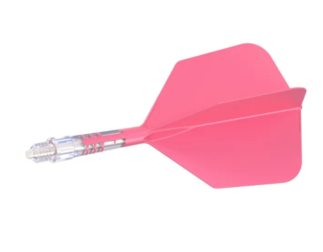 3T. CUESOUL ROST T19 CARBON Core Big Wing Flight Set, Pink (6 Shaft Lengths)