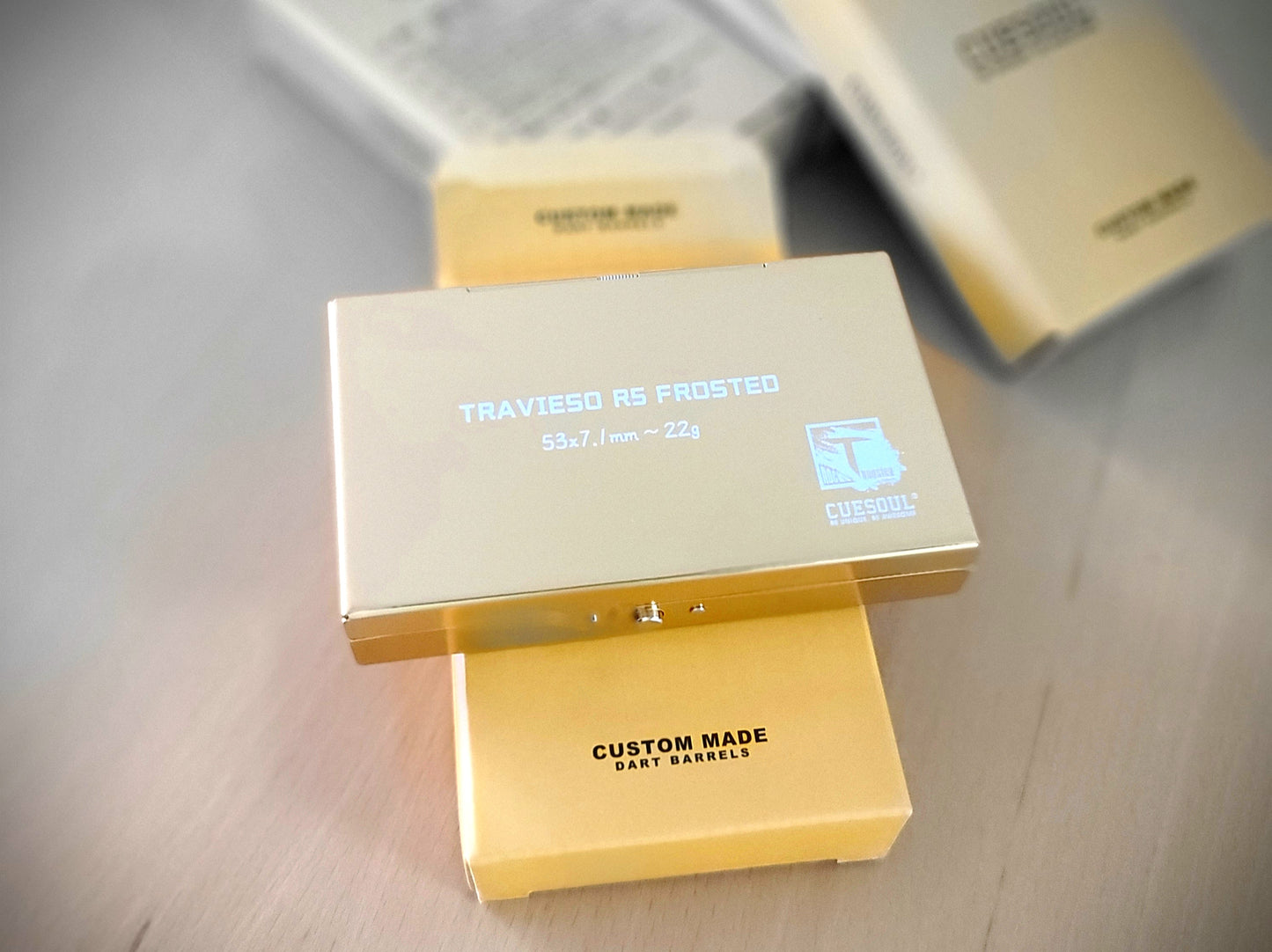 1. VUDF CUSTOM DESIGN - TRAVIESO R5 프로스트, 올리버 아포스톨 디자인 22g 소프트 팁 90% 텅스텐 다트 배럴 세트,