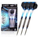 9. CUESOUL Aurora 21/23/25g Tungsten Steel Tip Dart Set with Blue Titanium Nitride Coating