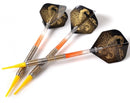 9. CUESOUL Black Scorpion 18g Tungsten Soft Tip Dart Set with Gold Titanium Coated Finish