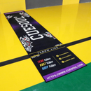 8. CUESOUL dart mats include both official soft and steel tip throwlines (7 designs).