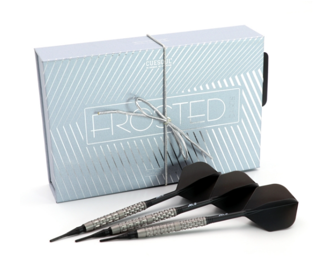 9. CUESOUL DAZZLING 20g 소프트 팁 90% 텅스텐 다트 세트, 프로스트 코팅, ROST 플라이트