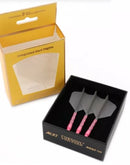 3T. CUESOUL T19 ROST 1-Piece, Pink Shaft / Gray Flight, Big Wing Shape, Size M