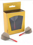 3T. CUESOUL T19 ROST 1-Piece, Red Shaft / Gray Flight, Big Wing Shape, Size M