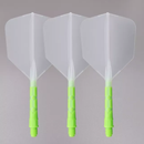 3T. CUESOUL T19 ROST 1-Piece, Green Shaft/Ice Flight, Size M & L