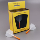 3T. CUESOUL T19 ROST 1-Piece, Orange Shaft / Ice Flight, Big Wing Shape, Size M
