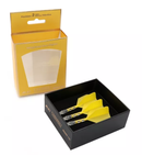 3T. CUESOUL T19 ROST 1-Piece, Ice Shaft / Yellow Flight, Big Wing Shape