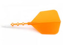 3T. CUESOUL T19 ROST 1-Piece, White Shaft / Orange Flight, Big Wing Shape, Size M