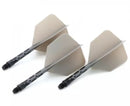 3T. CUESOUL T19 ROST 1-Piece, Block Shaft / Gray Flight, Big Wing Shape, Size M & L