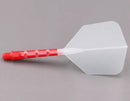 3T. CUESOUL T19 ROST 1-Piece, Red Shaft / Ice Flight, Big Wing Shape, Size M