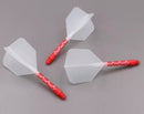 3T. CUESOUL T19 ROST 1-Piece, Red Shaft / Ice Flight, Big Wing Shape, Size M