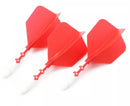 3T. CUESOUL T19 ROST 1-Piece, White Shaft / Red Flight, Big Wing Shape, Size M