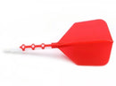 3T. CUESOUL T19 ROST 1-Piece, White Shaft / Red Flight, Big Wing Shape, Size M