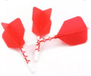 3T. CUESOUL T19 ROST 1-Piece, White Shaft / Red Flight, Big Wing Shape, Size M