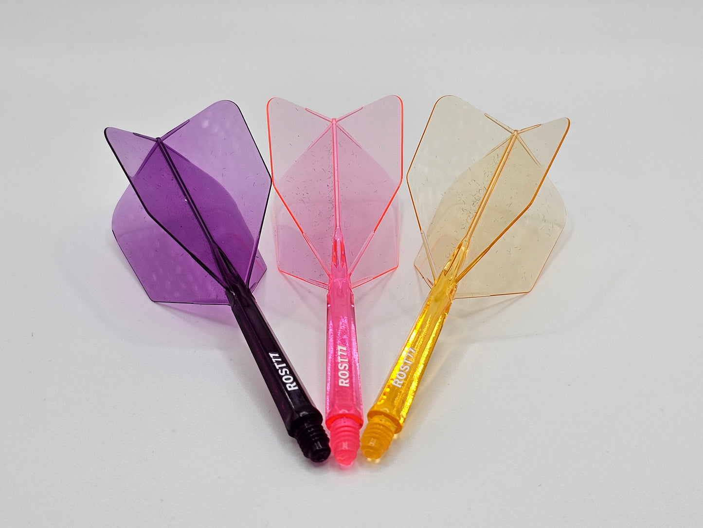 3T. CUESOUL T19 ROST 1-Piece, Block Shaft / Gray Flight, Big Wing Shape, Size M &amp; L