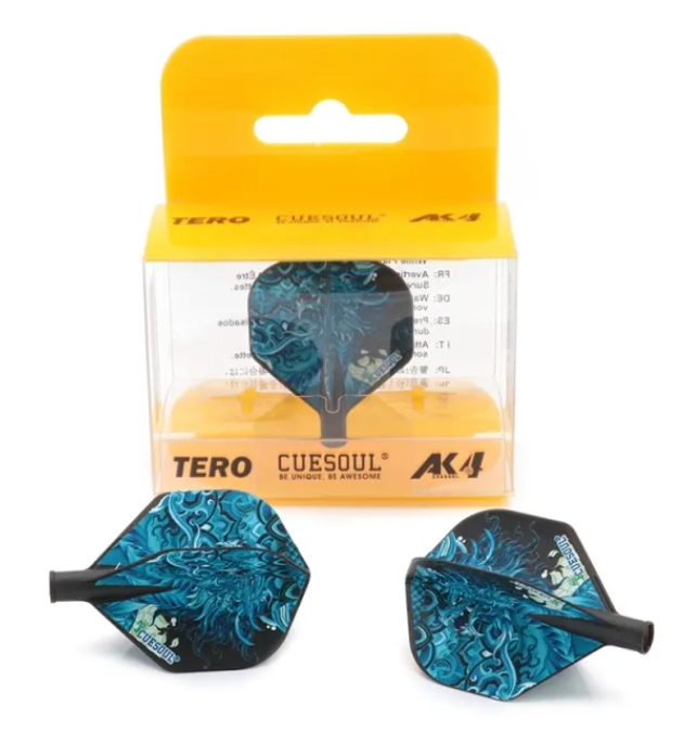 2. CUESOUL TERO AK4 다트 플라이트, 스텐더드, 신화적 상징, 3가지 색상 옵션