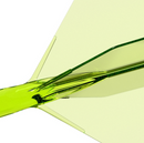 3T. CUESOUL T19 ROST 1-Piece, Block Shaft / Gray Flight, Big Wing Shape, Size M &amp; L