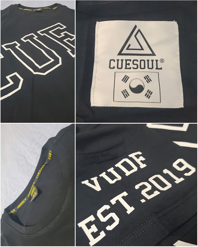 12. VUDF CUE - SOUL Korea 한정판 커스텀 티셔츠