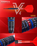 1. CUESOUL Engine Darts V4 19g Soft Tip Dart - Oil Paint Finish with ROST T19 CARBON Flight