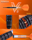 1. CUESOUL Engine Darts V6 18g/20g Soft Tip Dart - Oil Paint Finish with ROST T19 CARBON Flight