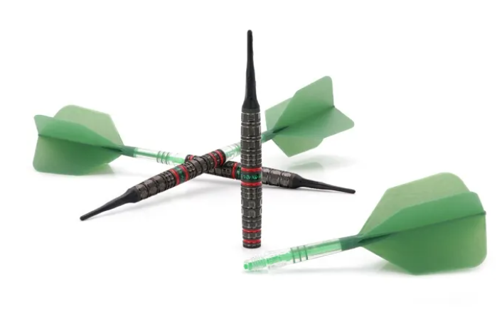 1. CUESOUL Engine Darts V1 19g/21g Soft Tip Dart - Oil Paint Finish with ROST T19 CARBON Flight